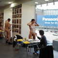 Nude body painters in action 20