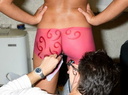 Nude body painters in action 76