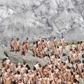 Spencer tunick nus nude glacier suisse switzerland 2007 24