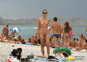 nudists group on beach 117