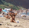 nudists group on beach 146