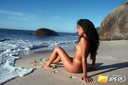 nudists group on beach 156