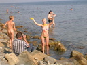 nudists group on beach 161