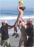 nudists group on beach 165