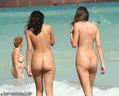 nudists group on beach 73