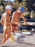 nudists group on beach 8