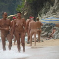 nudists group on beach nc03
