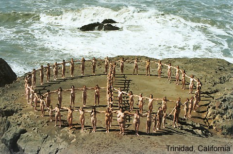 nude against war Trinidad-Peace