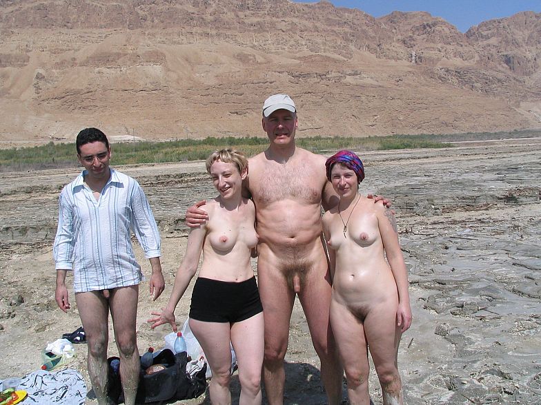 nudists group on beach nc13 001