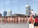 spencer tunick 2003 barcelona 124