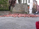spencer tunick 2005 chocolat noir femmes 1