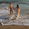 nudists nude naturists couple 2070
