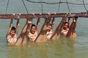 nudists group on beach 120