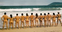 nudists group on beach 130