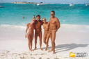 nudists group on beach 145