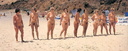 nudists group on beach 25