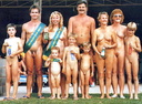 nudists group on beach 32